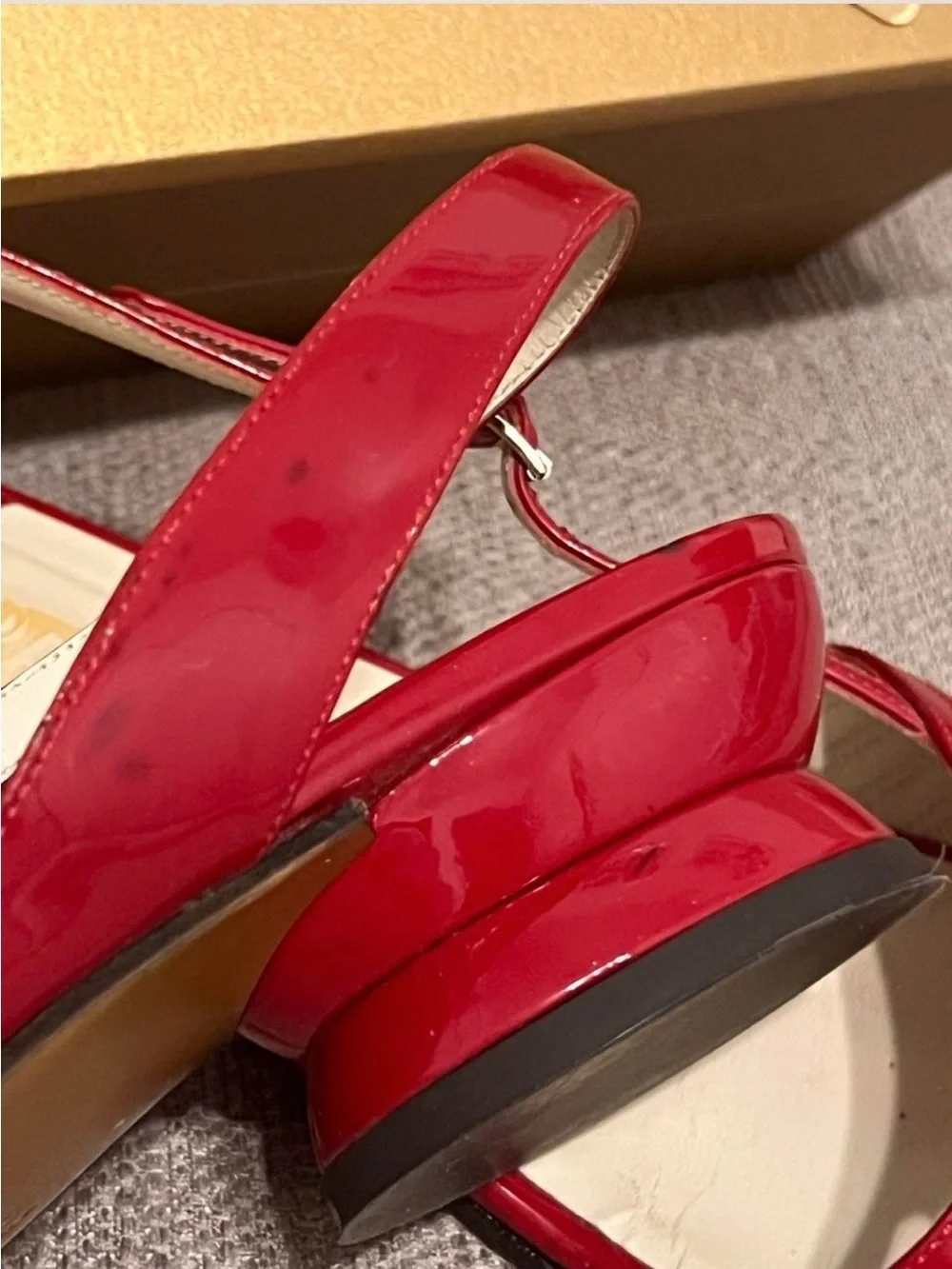 Vintage Salvatore Ferragamo Creations Red Sandals Approx 9.5 Limited Edition